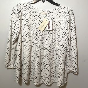 Flowing light and airy blouse.